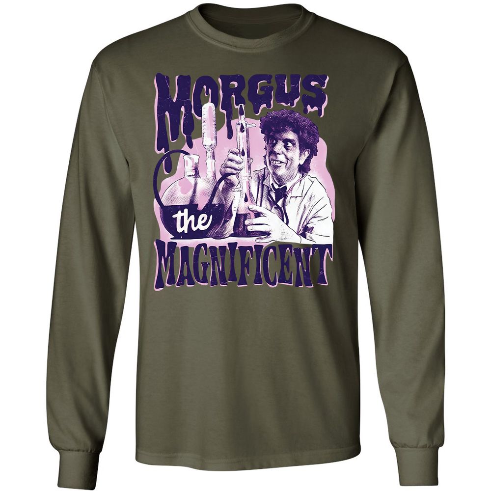 Long Sleeve T-Shirt - M8GTHZAD - Military Green - 7