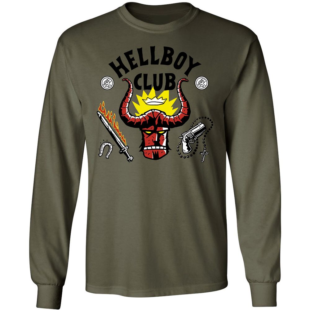 Long Sleeve T-Shirt - 4A4DVUDE - Military Green - 7