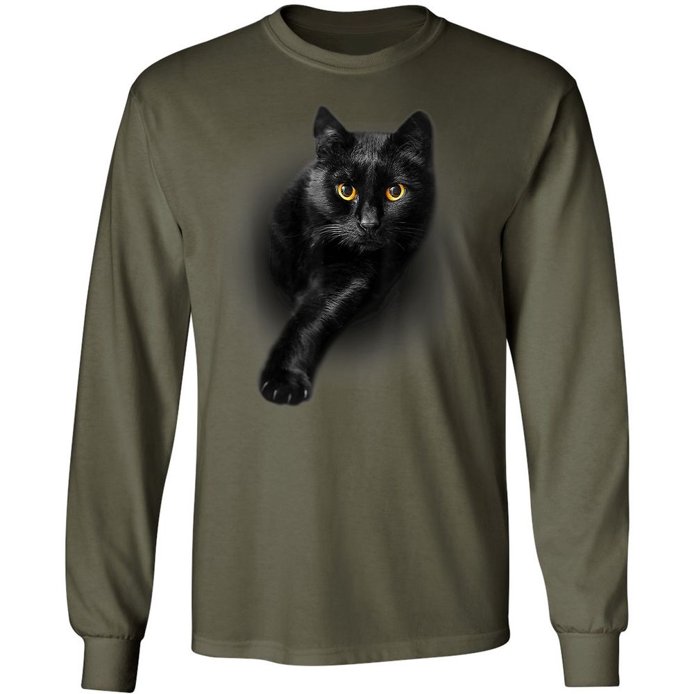 Long Sleeve T-Shirt - 9NW6ELH9 - Military Green - 7