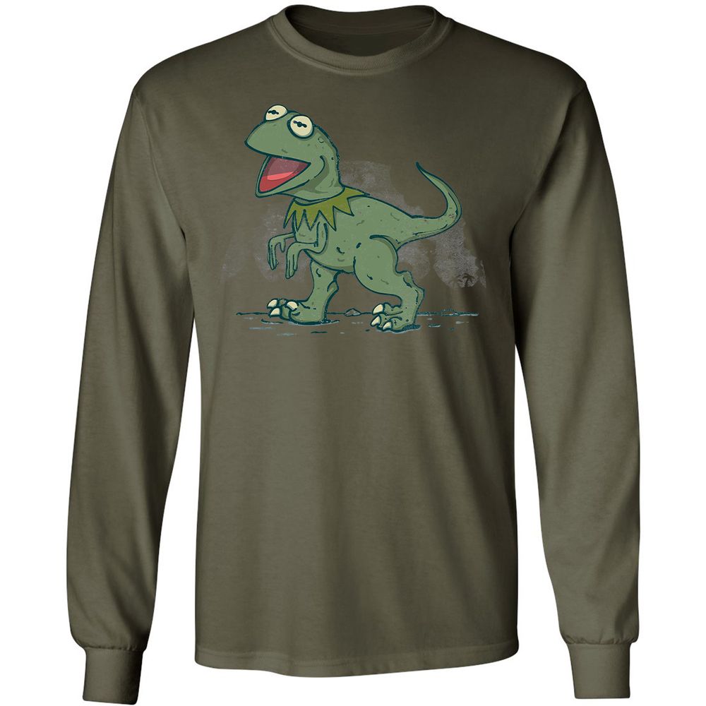 Long Sleeve T-Shirt - RQL89LL6 - Military Green - 7