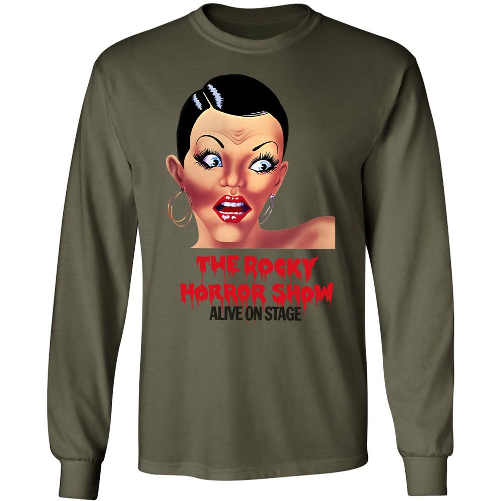 Long Sleeve T-Shirt - L9RY2TQN - Military Green - 7