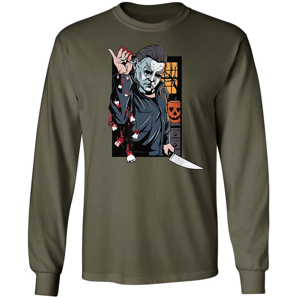 Long Sleeve T-Shirt - 4ADLVNSR - Military Green - 7