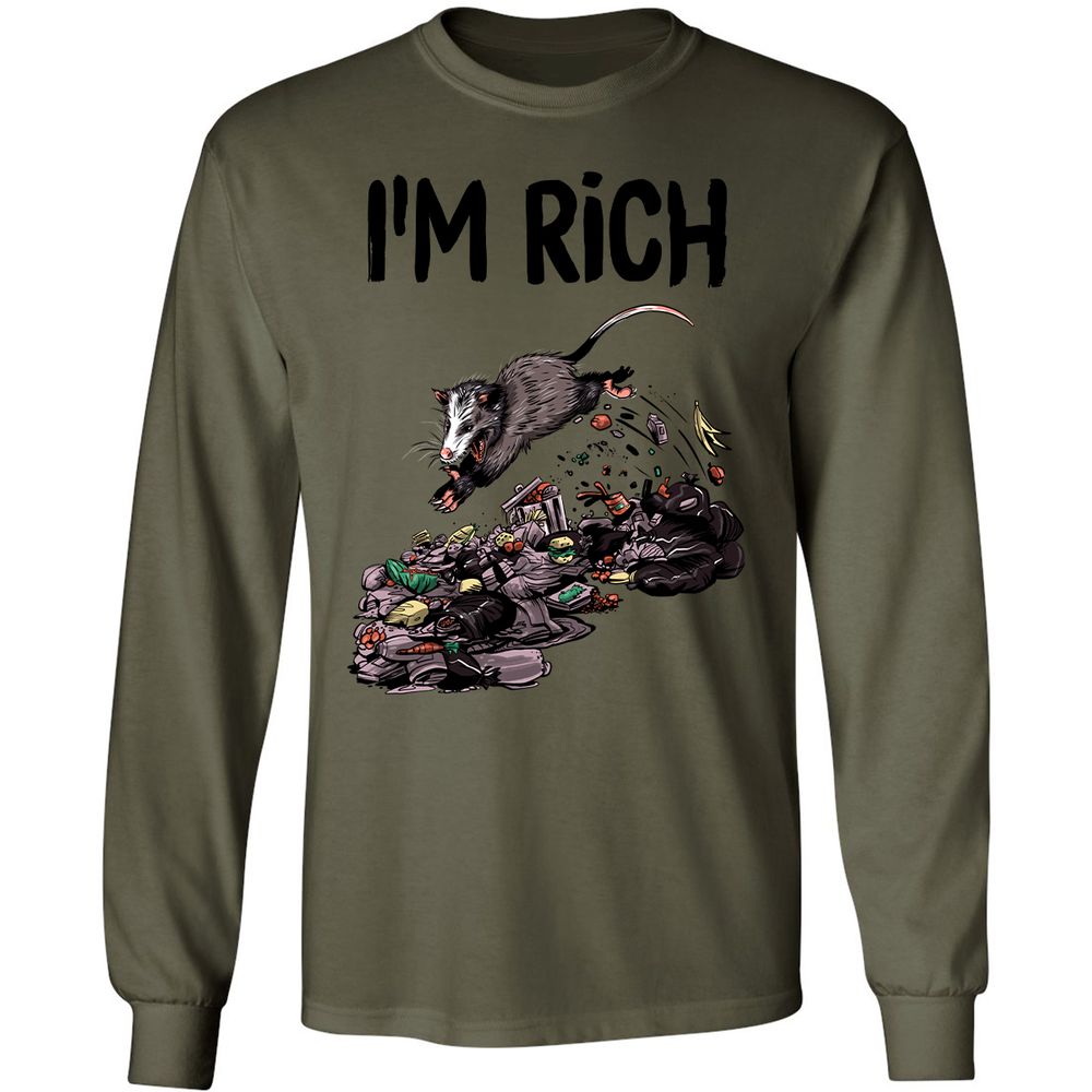 Long Sleeve T-Shirt - KTV3M69T - Military Green - 7