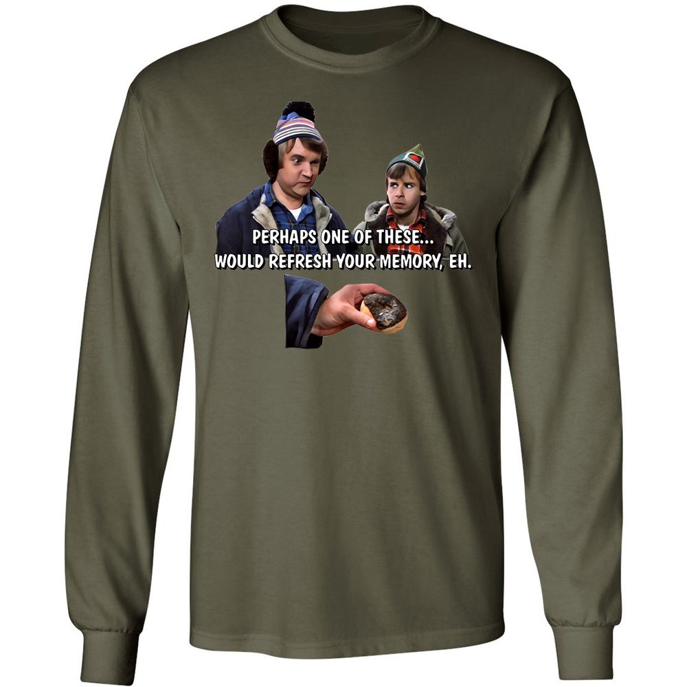 Long Sleeve T-Shirt - AZPXZAGQ - Military Green - 7