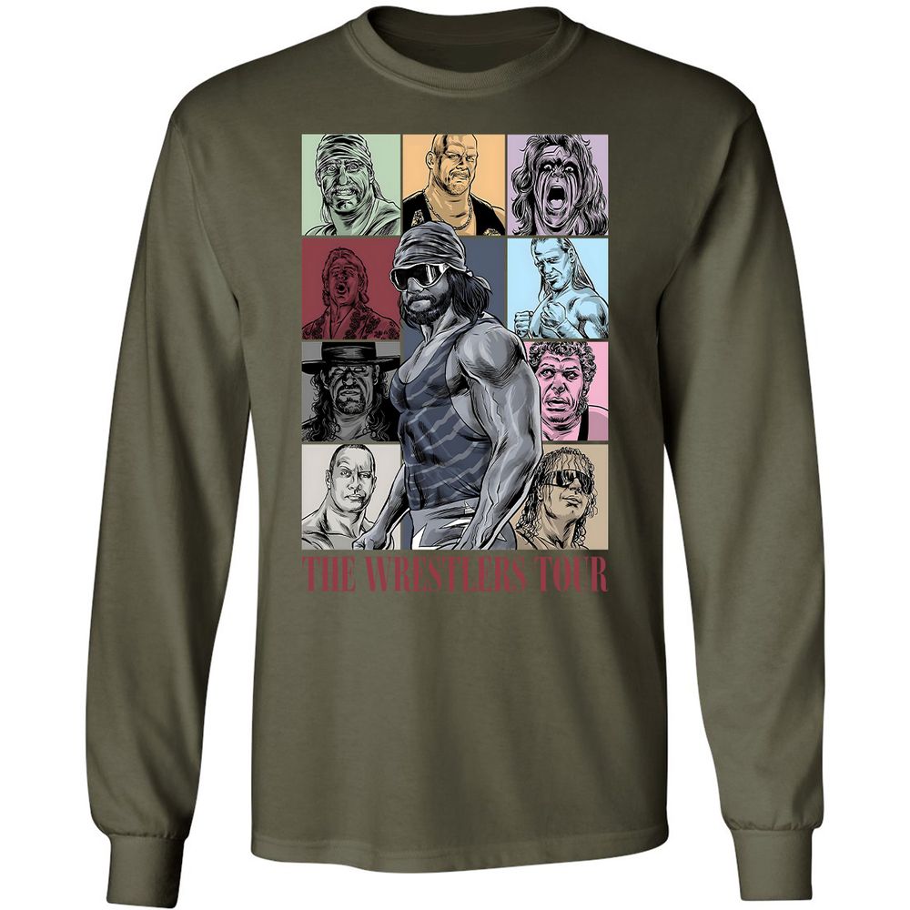 Long Sleeve T-Shirt - PBKE3EC8 - Military Green - 7