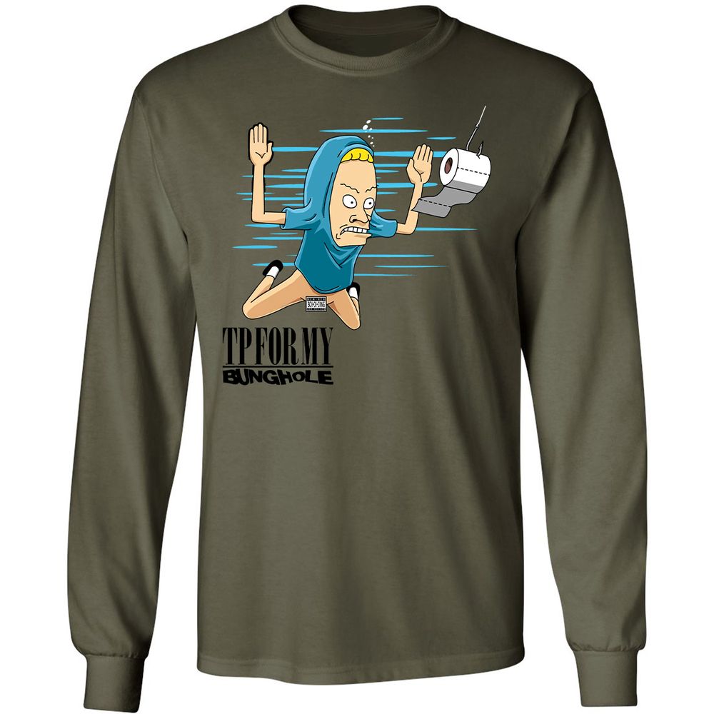 Long Sleeve T-Shirt - U16ZMFWJ - Military Green - 7