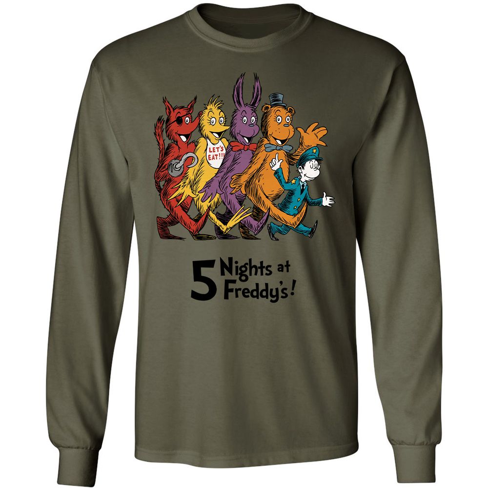 Long Sleeve T-Shirt - A1F4P4XP - Military Green - 7