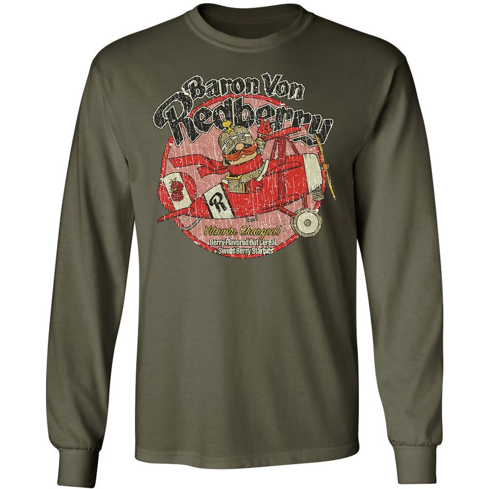 Long Sleeve T-Shirt - CTSHKN96 - Military Green - 7