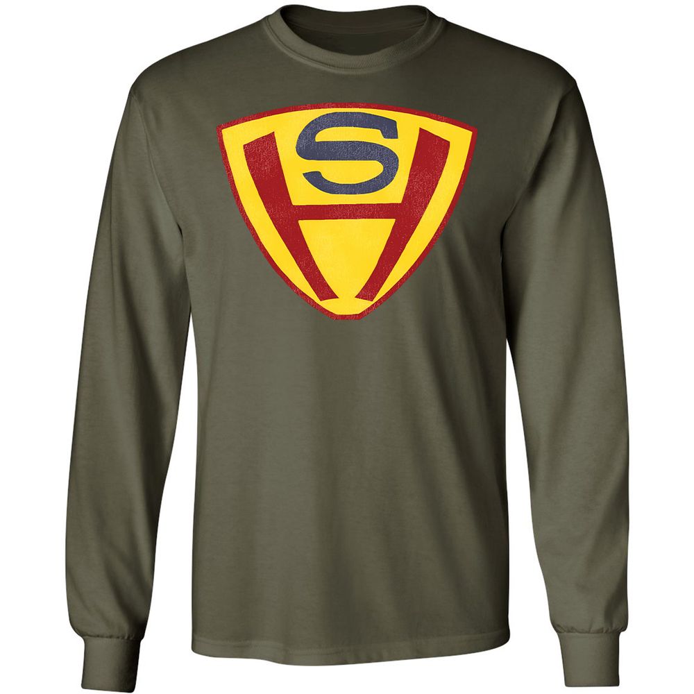 Long Sleeve T-Shirt - 42KQGYUL - Military Green - 7