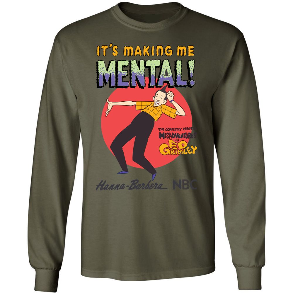 Long Sleeve T-Shirt - 54F5CD7U - Military Green - 7