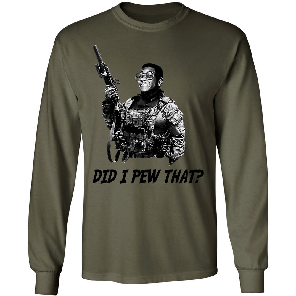 Long Sleeve T-Shirt - W4PJVRGW - Military Green - 7