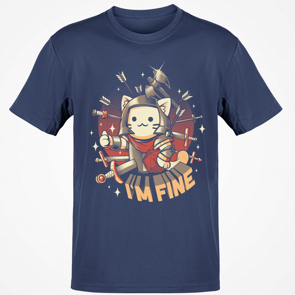 Classic Unisex T-Shirt - 4HTZAEKF - Navy - 7