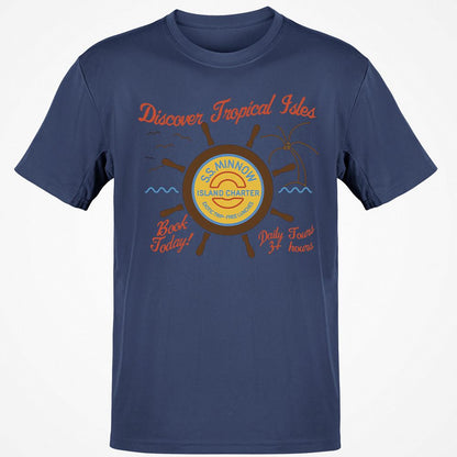 Classic Unisex T-Shirt - TCFVZAWF - Navy - 7