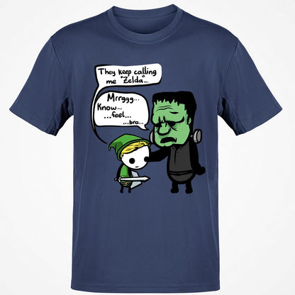 Classic Unisex T-Shirt - 45LL2QLV - Navy - 7
