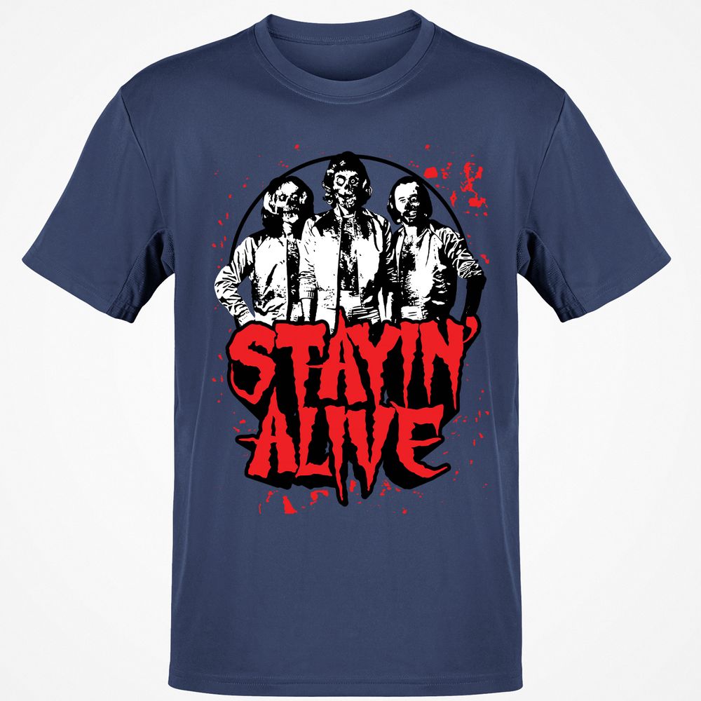 Bee Gees Stay Alive - Navy - 7