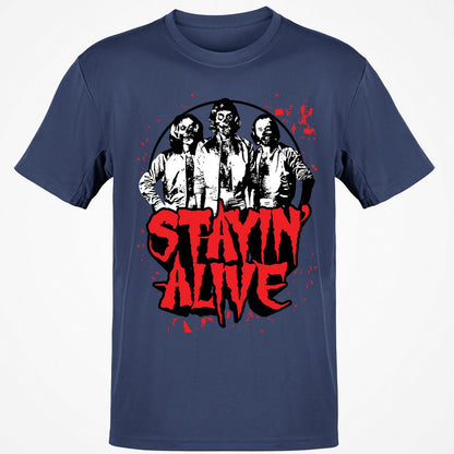 Bee Gees Stay Alive - Navy - 7