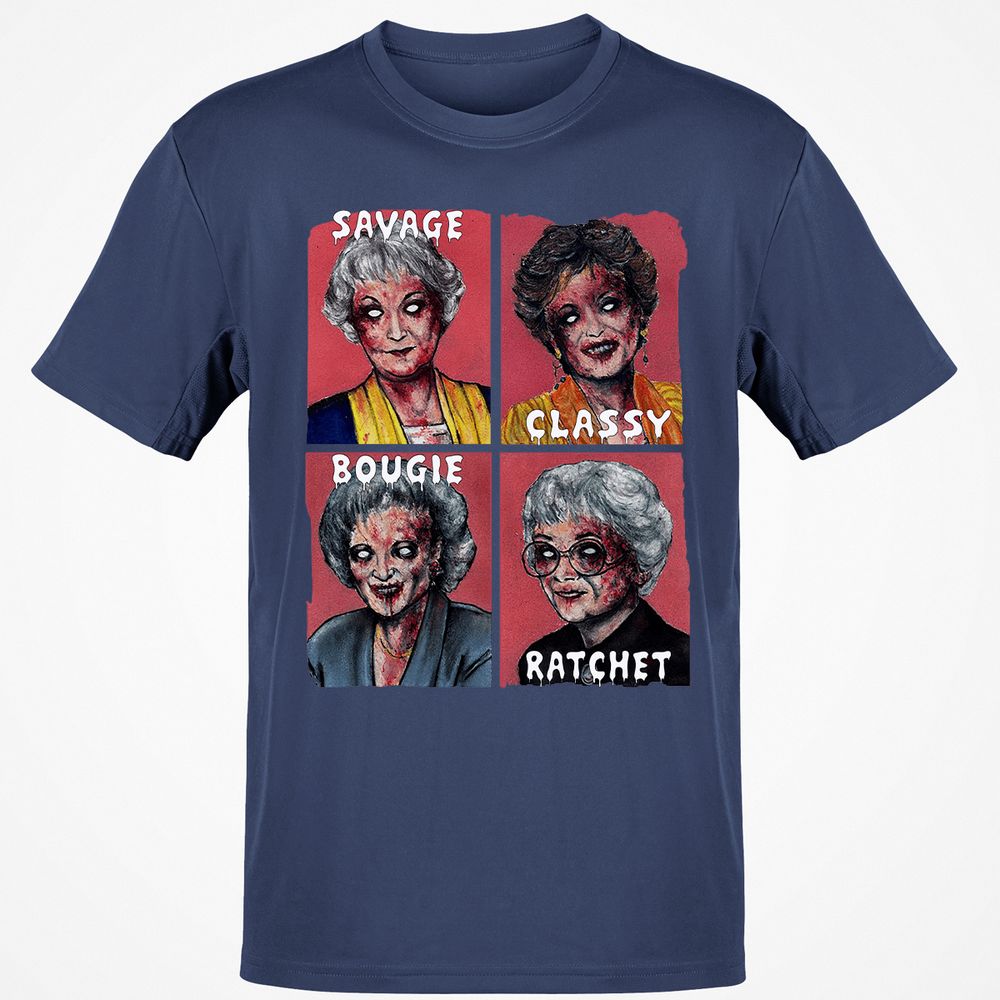 Classic Unisex T-Shirt - CFH6EZUY - Navy - 7