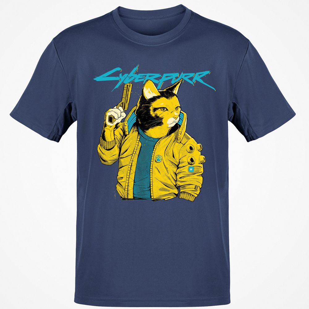 Classic Unisex T-Shirt - QT7ZJEAJ - Navy - 7