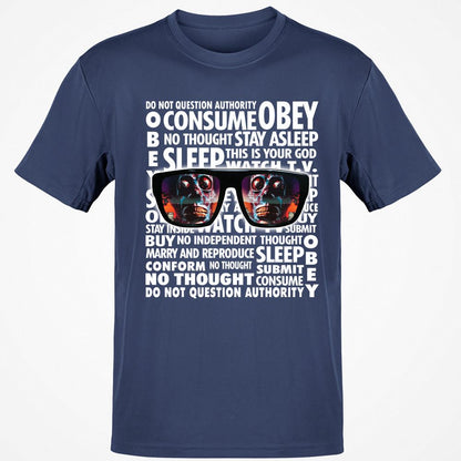 Classic Unisex T-Shirt - WYSEF5R8 - Navy - 7