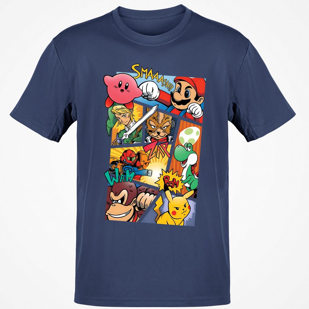 Classic Unisex T-Shirt - A3T9GXTR - Navy - 7