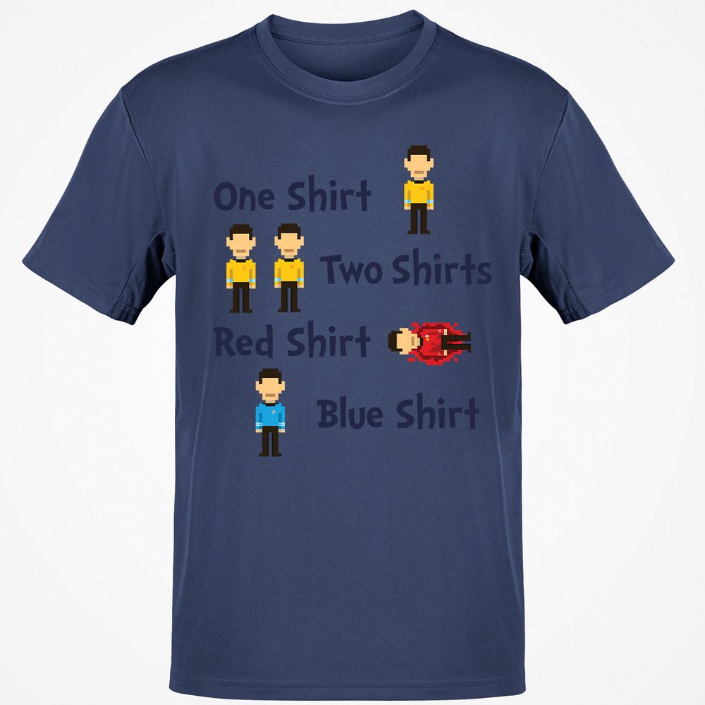Red Shirt, Blue Shirt - Navy - 7