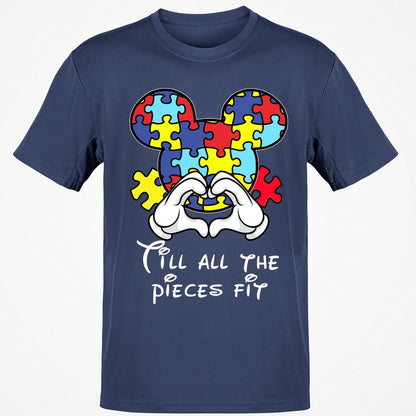 Classic Unisex T-Shirt - S8JL5SD4 - Navy - 7