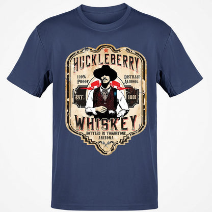 Huckleberry Whiskey Label - Navy - 7