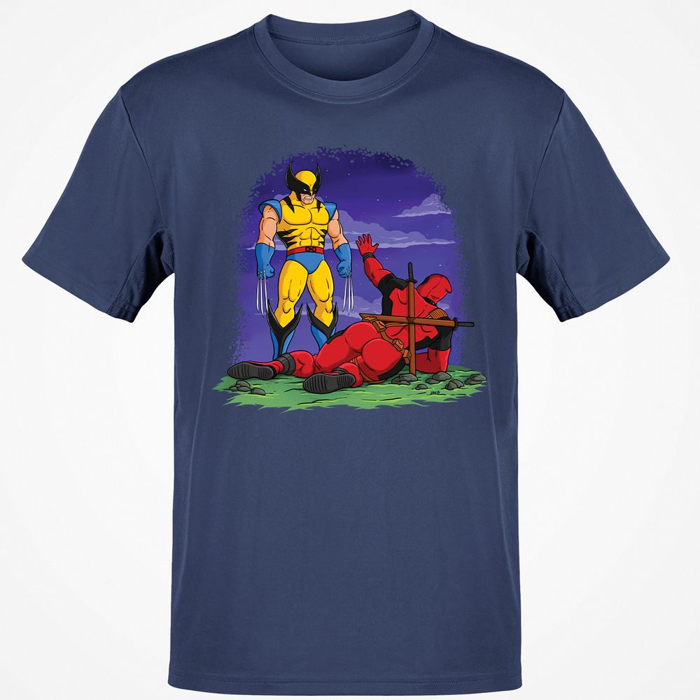 Classic Unisex T-Shirt - FDCQYXAU - Navy - 7