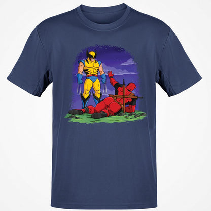 Classic Unisex T-Shirt - FDCQYXAU - Navy - 7