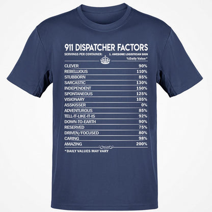 Classic Unisex T-Shirt - VQF7ZTCS - Navy - 7