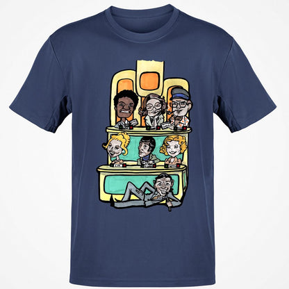 Classic Unisex T-Shirt - F4QHYXFL - Navy - 7