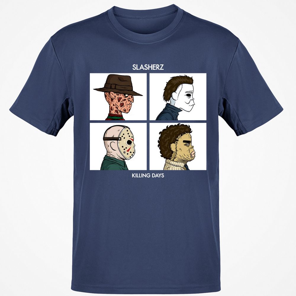 Classic Unisex T-Shirt - LE5F8AWK - Navy - 7