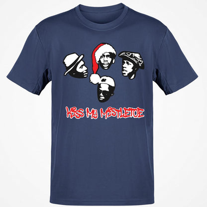 Kiss My Mistletoe Xmas Rap - Navy - 7