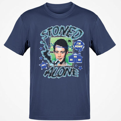 Stoned home alone - Navy - 7