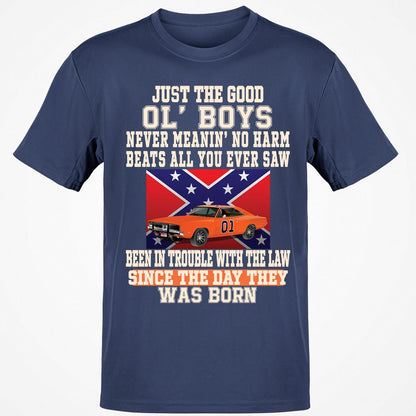 Classic Unisex T-Shirt - Z4KZF5YM - Navy - 7