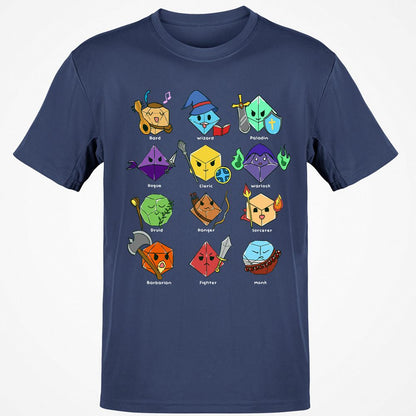 Classic Unisex T-Shirt - 6VY3QK35 - Navy - 7