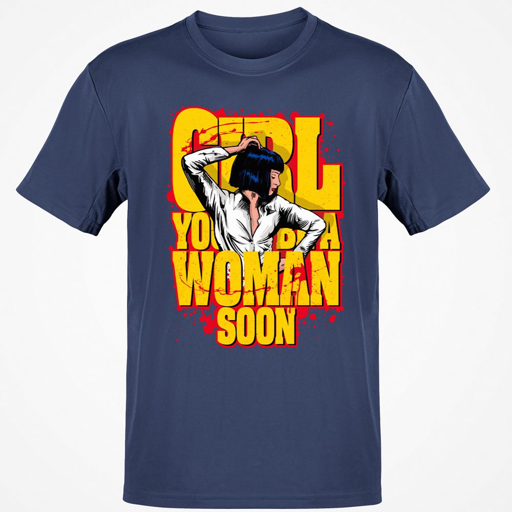 Classic Unisex T-Shirt - 8FUJSQJN - Navy - 7