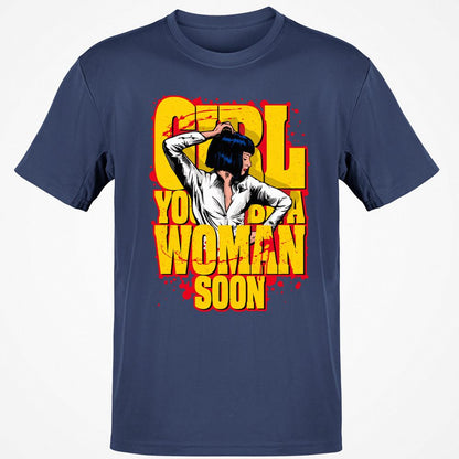 Classic Unisex T-Shirt - 8FUJSQJN - Navy - 7