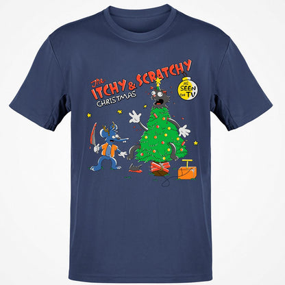 Classic Unisex T-Shirt - 8A7KUGQQ - Navy - 7