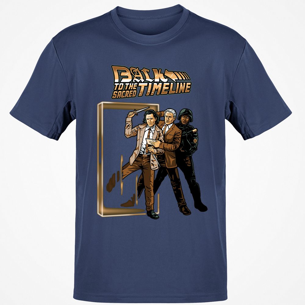 Classic Unisex T-Shirt - E8TER8J7 - Navy - 7