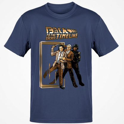 Classic Unisex T-Shirt - E8TER8J7 - Navy - 7