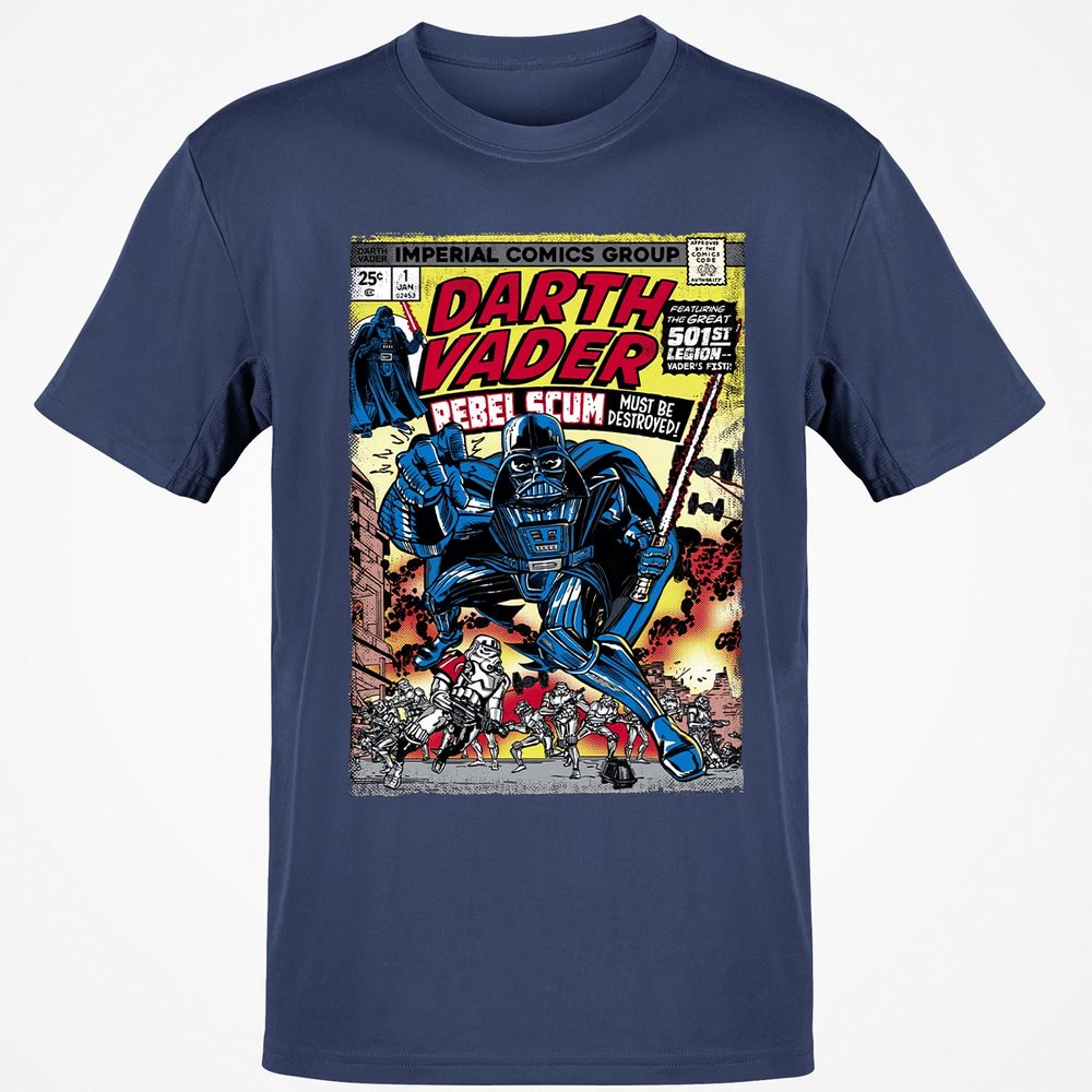 Classic Unisex T-Shirt - H8WLJU74 - Navy - 7