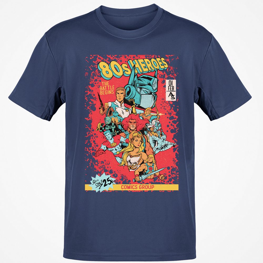 Classic Unisex T-Shirt - 6H5RB7W3 - Navy - 7