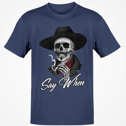 Classic Unisex T-Shirt - QFTTLQM6 - Navy - 7