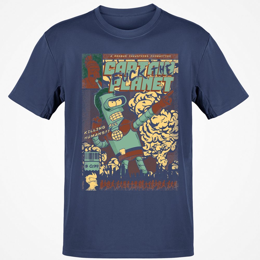 Classic Unisex T-Shirt - R523ELQK - Navy - 7