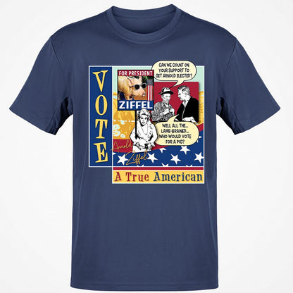 Classic Unisex T-Shirt - CSWKKABE - Navy - 7