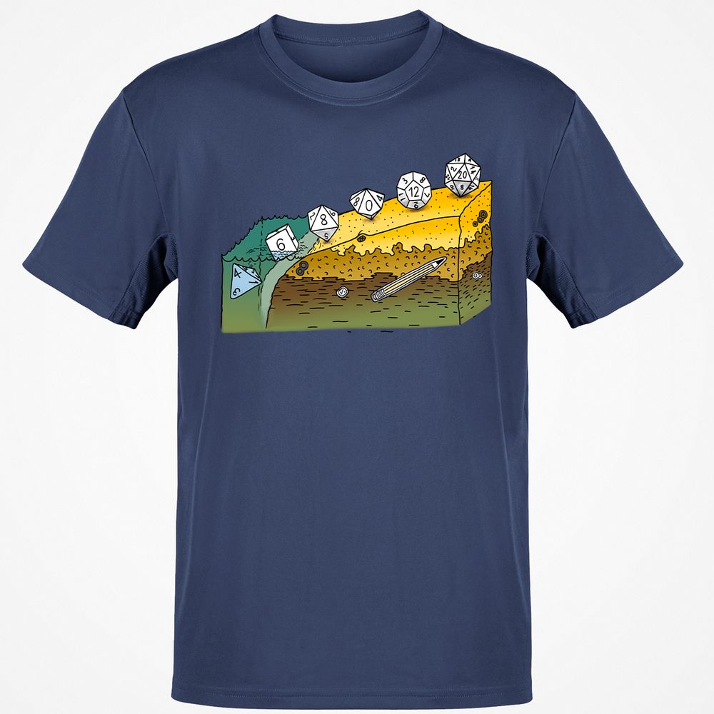 Classic Unisex T-Shirt - L3PDJN56 - Navy - 7