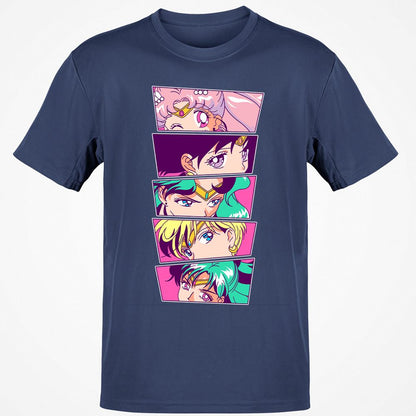 Classic Unisex T-Shirt - Q2AMUS9J - Navy - 7