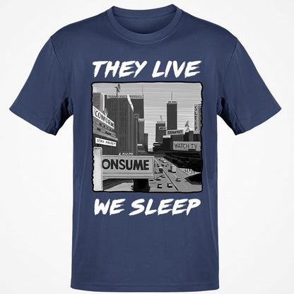 Classic Unisex T-Shirt - ZVFMG6J5 - Navy - 7