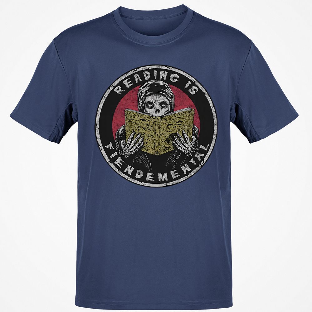 Reading Is Fiendemental - Navy - 7